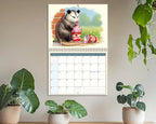 Funny Possum 2026 Wall Calendar | Trash Panda Monthly Planner Cute Gift Idea