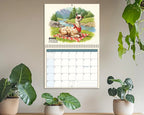 Cute Llama 2026 Wall Calendar | Alpaca Planner Boho Lover Wall Organizer