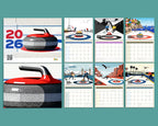 Curling 2026 Wall Calendar | Winter Sports Planner Unique Fan Gift Idea