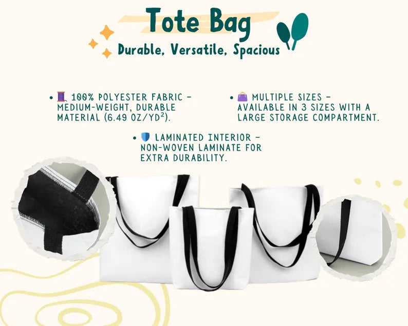 Personalized Sasquatch Tote Bag, Custom Name Bigfoot Gift, Retro Myth Creature Tote