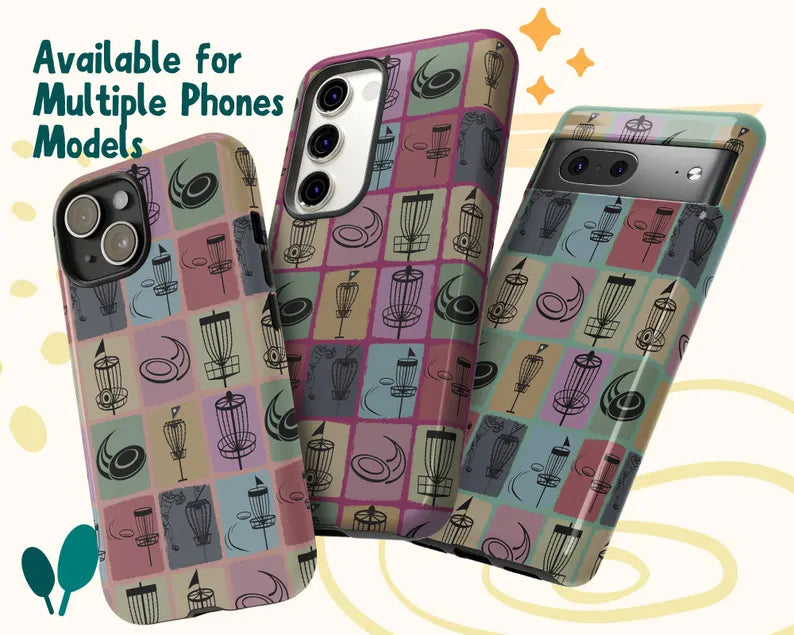 Vintage Disc Golf Phone Case | Retro Frisbee Golf Gift | iPhone Galaxy Pixel