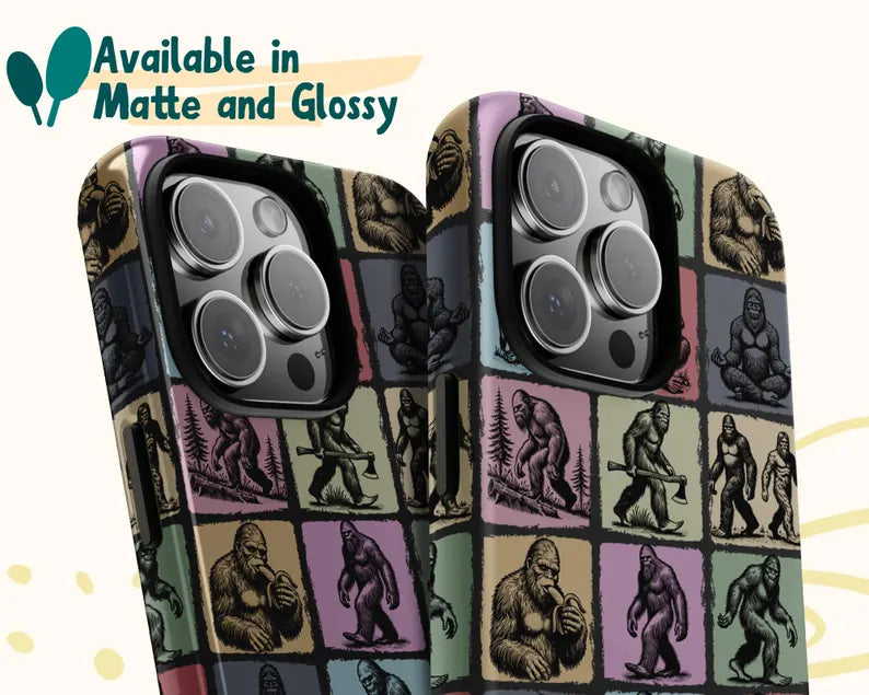 Vintage Bigfoot Phone Case Gift for iPhone Galaxy Pixel