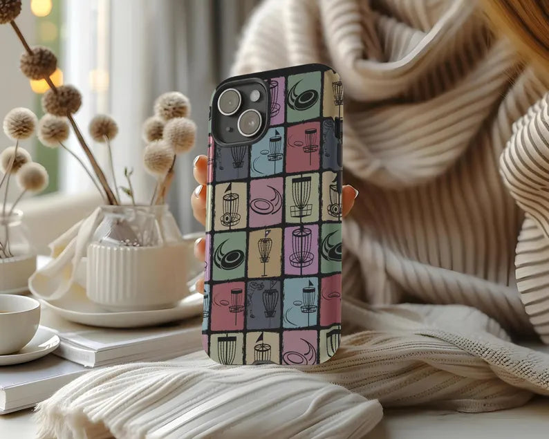 Vintage Disc Golf Phone Case | Retro Frisbee Golf Gift | iPhone Galaxy Pixel