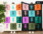 Disc Golf Lover Blanket Gift, Vintage Disc Golf Throw