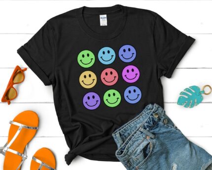 Aesthetic Shirt, Smile Face Shirt, Retro Smile