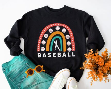 Leopard Baseball Sweatshirt, Baseball Fan Sweater, Sports Sweatshirt, School Spirit, Gift For Sports Lover