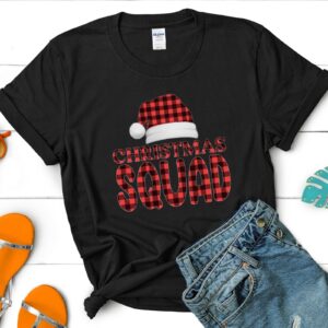 Christmas Squad Santa Hat Christmas Party T-shirt