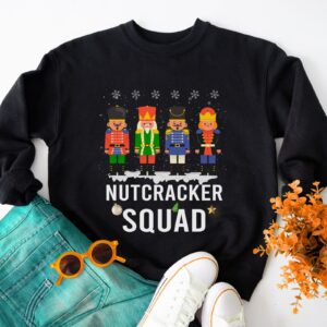 Funny Christmas Nutcracker Squad Matching Party Sweatshirt