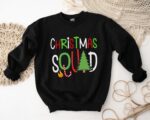 Christmas Squad Christmas Tree Party Sweatshirt Team Santa