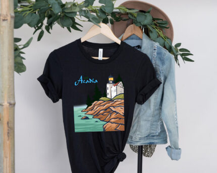 USA Parks T-shirt Acadia National Park Maine
