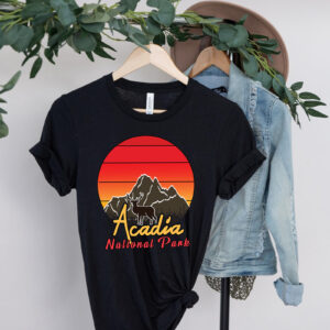Retro Style Acadia National Park Maine US Parks T-shirt