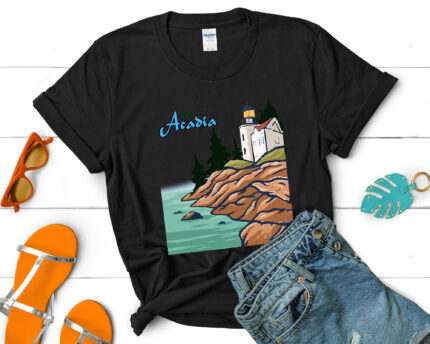 USA Parks T-shirt Acadia National Park Maine