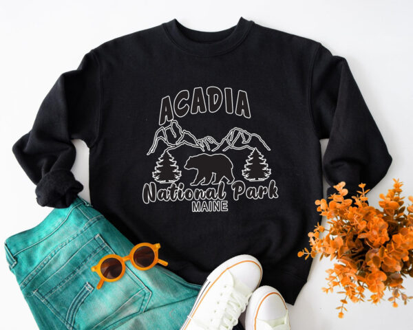 Acadia National Park Maine USA Parks Sweatshirt