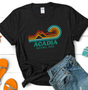 Acadia National Park USA Maine Camping T-Shirt