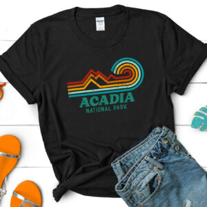 Acadia National Park USA Maine Camping T-Shirt