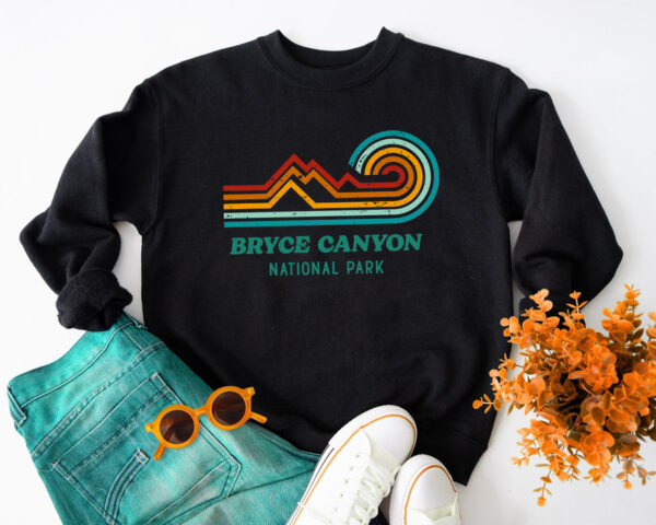 Bryce Canyon National Park USA Utah Camping Sweatshirt
