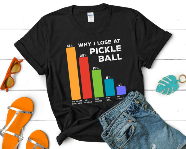 Funny Pickleball Humor T-shirt
