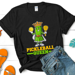 Cute Pickleball Queen with Pickleball Paddles T-shirt
