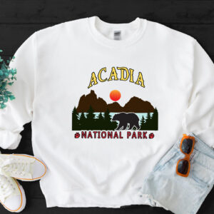 Acadia National Park Vintage Style Maine US Parks Sweatshirt