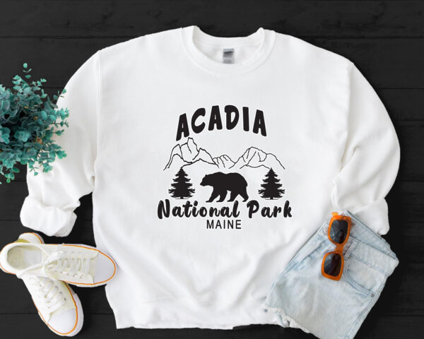 Acadia National Park Maine USA Parks Sweatshirt