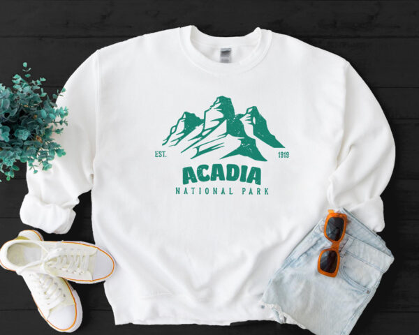 USA Acadia National Park Hills Maine Sweatshirt