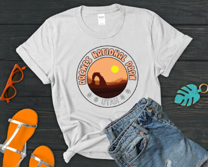 Arches National Park Utah Sunset USA Parks T-shirt
