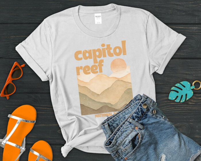 Vintage Capitol Reef National Park Utah T-shirt
