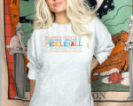 Pickleball Typography Style Sweatshirt