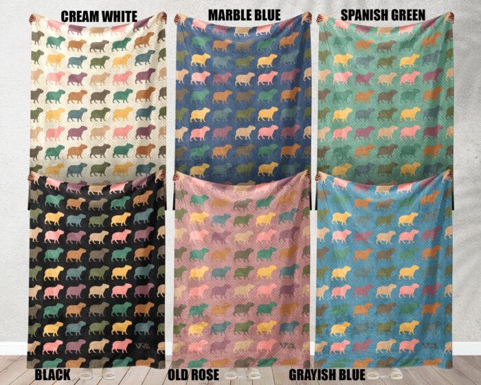 Vintage Capybara Blanket - Retro Throw for Capybara Lovers | VivTrek - Image 8