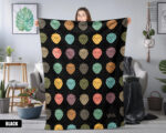 Retro Strawberry Blanket – Fun Fruit Lover Throw with Cute Strawberry Graphic, Cozy Fleece Blanket, Unique Gift for Home & Kitchen Decor | VivTrek - Image 2