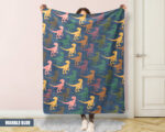 Vintage Titanic Throw Blanket Gift, Titanic Blanket, Easily Distracted By Titanic Blanket, Ship Lover Gift, Retro Graphic Throw Blanket (Copy) - Image 3