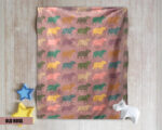 Vintage Capybara Blanket - Retro Throw for Capybara Lovers | VivTrek - Image 6